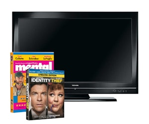 Mental and Identity Theif on DVD + 32" flat screen sweepstakes