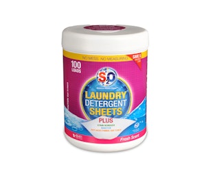 Year's Supply of S2O Laundry Sheets sweepstakes